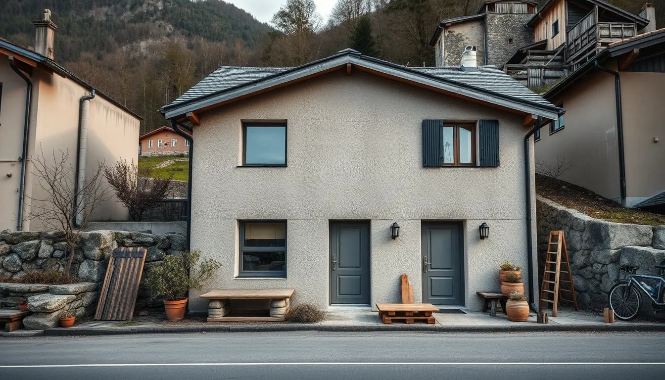 peintre extérieur Chambéry rénovation façade maison