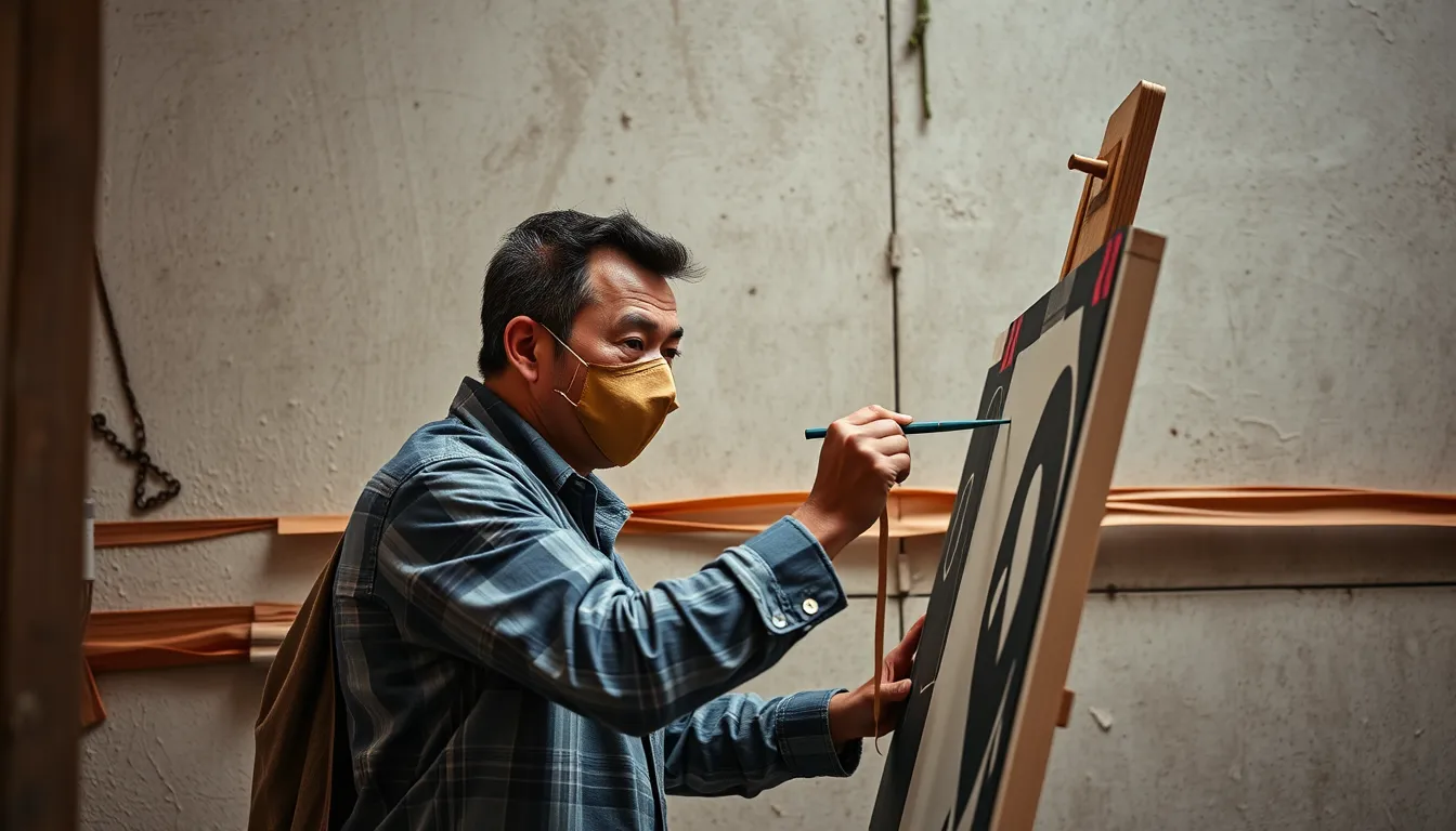 Ponçage d'un placoplâtre neuf avant finition peinture à Chambéry